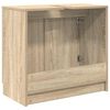 vidaXL Badezimmerschrank mit Speicher Sonoma-Eiche 64,5 x 33,5 x 59 cm