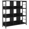 vidaXL B&uuml;cherregal 9 Ebenen 102 x 32 x 104,5 cm Holzwerkstoff