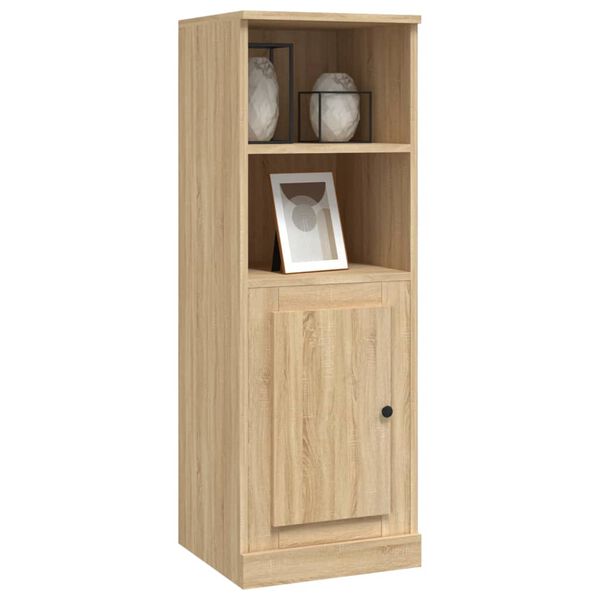 vidaXL Highboard Sonoma-Eiche 36x35,5x103,5 cm Holzwerkstoff