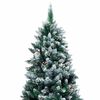vidaXL K&uuml;nstlicher Weihnachtsbaum mit 300 LEDs mit St&auml;nder Gr&uuml;n 240 cm