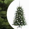 vidaXL K&uuml;nstlicher Weihnachtsbaum mit Weihnachtskugel 120 cm 150 LEDs