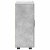 vidaXL Holzschrank Beton Grau 88,5 x 30,5 x 73 cm Holzwerkstoff
