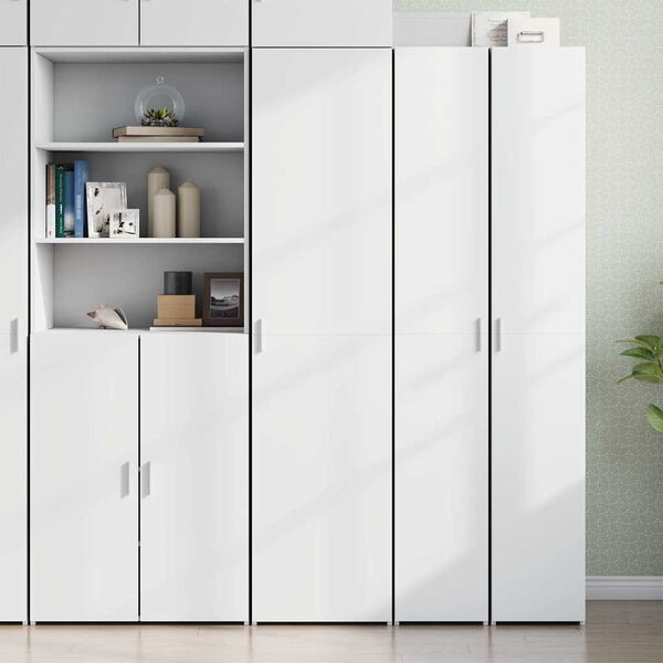 vidaXL Highboard Wei&szlig; 45x42,5x185 cm Holzwerkstoff