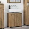 vidaXL Badezimmerwaschbecken-Schrank Artisan-Eiche 60 x 30 x 60 cm