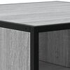 vidaXL Couchtisch Grau Sonoma 80x80x30 cm Holzwerkstoff und Metall