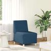 vidaXL Modulares Sofa ohne Armlehnen Blau 55 cm Stoff