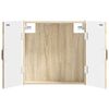 vidaXL Dartboard Schrank UTRECHT Sonoma-Eiche 52,5 x 10,5 x 53,5 cm