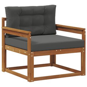 vidaXL Outdoor Mittelsofa Massivholz Akazie Natur