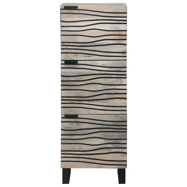 vidaXL Medienlagerungsschr&auml;nke & Regale Wei&szlig; 40 x 33 x 110 cm