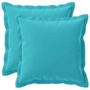 vidaXL Kissenbezug 2 stk. HOUTEN T&uuml;rkis 30 x 30 cm Polyester