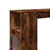 vidaXL Bartisch mit Regal R&auml;uchereiche 101x40x103,5 cm Holzwerkstoff