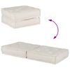 vidaXL Modulares Sofaelement Creme 70x70x36 cm Stoff