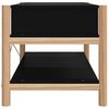 vidaXL Couchtisch Schwarz 82x48x45 cm Holzwerkstoff