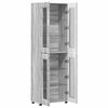 vidaXL Highboard FLORIN Graues Sonoma 60 x 35 x 182 cm Holzwerkstoff