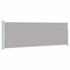 vidaXL Ausziehbare Seitenmarkise 100x300 cm Grau
