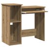 vidaXL Schreibtisch mit Regal Artisan-Eiche 84x40x78cm Holzwerkstoff