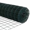 vidaXL Zaun mit Pfosten Gr&uuml;n 0,6 x 25 m Stahl und PVC