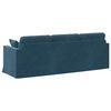 vidaXL Sofa Blau 228 x 78 x 80 cm Samt