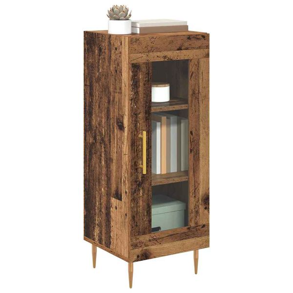 vidaXL Sideboard Altholz 34 x 34,5 x 90 cm Holzwerkstoff