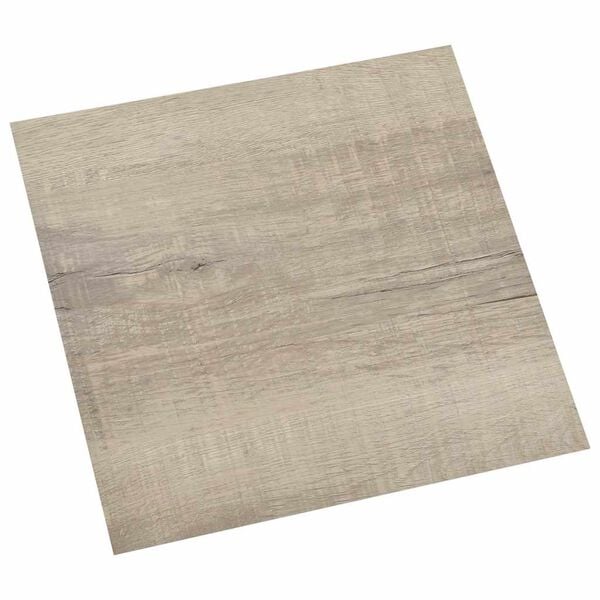 vidaXL PVC-Fliesen Selbstklebend 55 Stk. 5,11 m² Taupe
