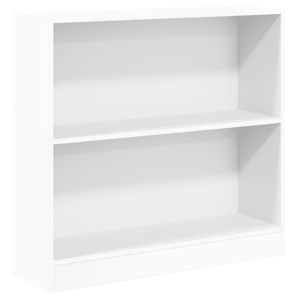 vidaXL B&uuml;cherregal Wei&szlig; 80x24x75 cm Holzwerkstoff