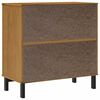 vidaXL Sideboard FLAM 80x40x80 cm Massivholz Kiefer