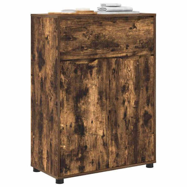 vidaXL Badezimmerschrank Ger&auml;ucherte Eiche 72,5 x 36,5 x 100 cm