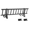 vidaXL Schneefanggitter Schwarz 800 x 29,5 x 34,5 cm Stahl