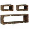 vidaXL TV-Schrankset 3 Stk. Mehrfarbig 100 x 30 x 32 cm