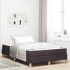 vidaXL Boxspringbett mit Matratze Dunkelbraun 120 x 190 cm Stoff