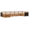 vidaXL Outdoor-Sofagarnitur 7 pcs Natur