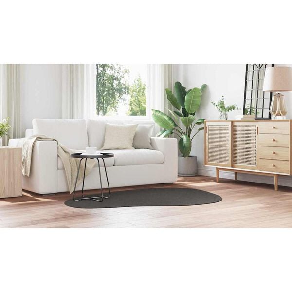 vidaXL Teppich HUARTE Anthrazit 120 x 170 cm Polyester