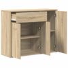 vidaXL Sideboard Sonoma-Eiche 88x30x70 cm Holzwerkstoff