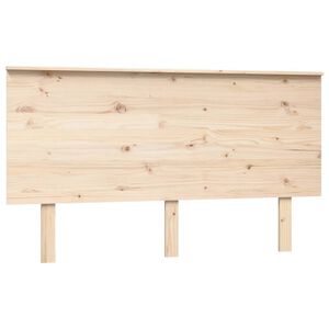 vidaXL Bett-Kopfteil 144x6x82,5 Massivholz Kiefer
