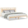 vidaXL Massivholzbett Extra Lang ohne Matratze 180x220 cm