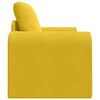 vidaXL Schlafsofa Gelb 98 x 71 x 83 cm Samt