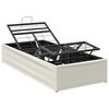 vidaXL Elektrisch verstellbares Bettgestell Wei&szlig; 200 x 90 x 33,5 cm