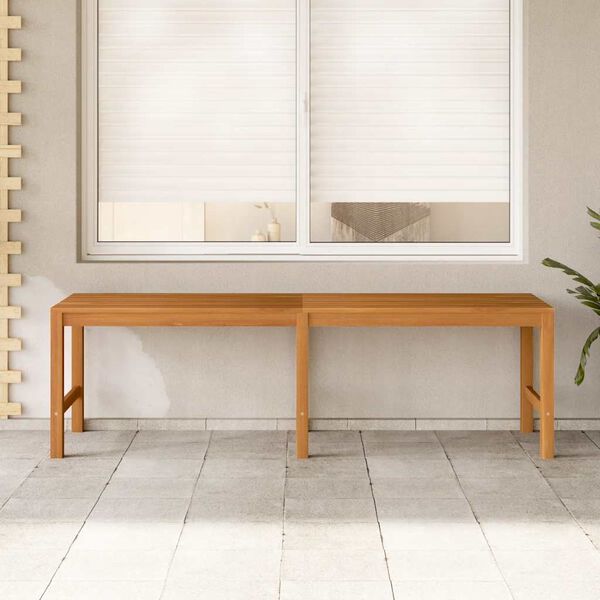 vidaXL Gartenbank 150 cm Massivholz Teak