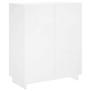 vidaXL Schuhschrank 73 x 38 x 87,5 cm Holzwerkstoff Wei&szlig;