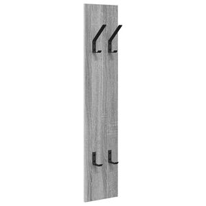 vidaXL Wandmontierter nachttisch Graues Sonoma 20 x 1,5 x 100 cm