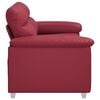 vidaXL 2-Sitzer-Sofa Weinrot 160x81x84 cm Kunstleder