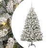 vidaXL K&uuml;nstlicher Weihnachtsbaum 180 cm 300 LEDs Warmes Wei&szlig;