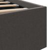 vidaXL Stauraumbett Hydraulisch Dunkelgrau Stoff 100&times;200 cm