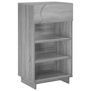 vidaXL Schuhschrank 48 x 38 x 87,5 cm Holzwerkstoff Sonoma-Grau