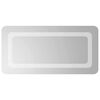 vidaXL LED-Badezimmerspiegel Transparent 60 x 30 cm Geh&auml;rtetes Glas