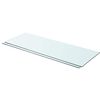 vidaXL Regalb&ouml;den 2 Stk. Glas Transparent 80x30 cm