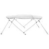vidaXL 4-Bow Bimini-Top mit Seitenteilen 243x(200-213)x137 cm