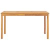 vidaXL 5-tlg. Garten-Essgruppe Massivholz Teak