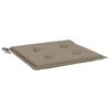 vidaXL Gartenstuhl-Kissen 6 Stk. Taupe 40x40x4 cm Oxford-Gewebe