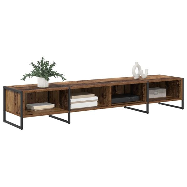 vidaXL TV-Schränk Altholz 170,5 x 36 x 30,5 cm Holzwerkstoff
